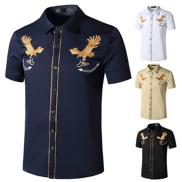 denim shirts for men western cowboy embroidered short sleeve button black white shirt, White;black
denim shirts for men western cowboy embroidered short sleeve button black white shirt, White;black