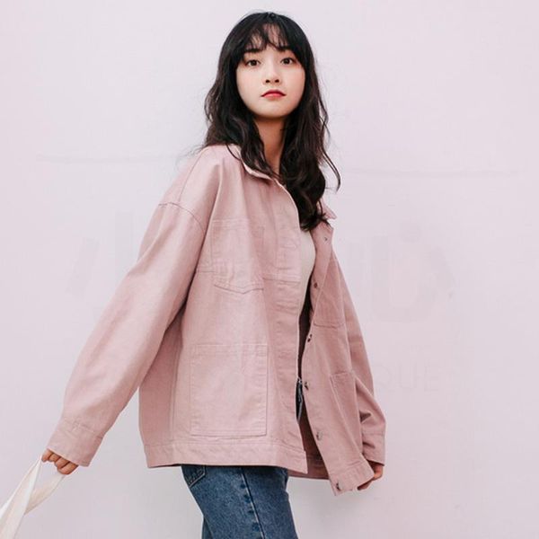 early spring loose casual women denim jackets fashion leisure all-match trend thin jean coat candy colors outerwear women's, Black;brown
early spring loose casual women denim jackets fashion leisure all-match trend thin jean coat candy colors outerwear women's, Black;brown