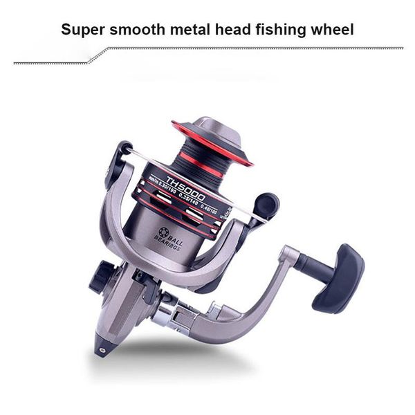 baitcasting reels fishing th500-7000 drag 2-8kg metal spool 5.2:1 high speed spinning reel handle for bass pike
baitcasting reels fishing th500-7000 drag 2-8kg metal spool 5.2:1 high speed spinning reel handle for bass pike