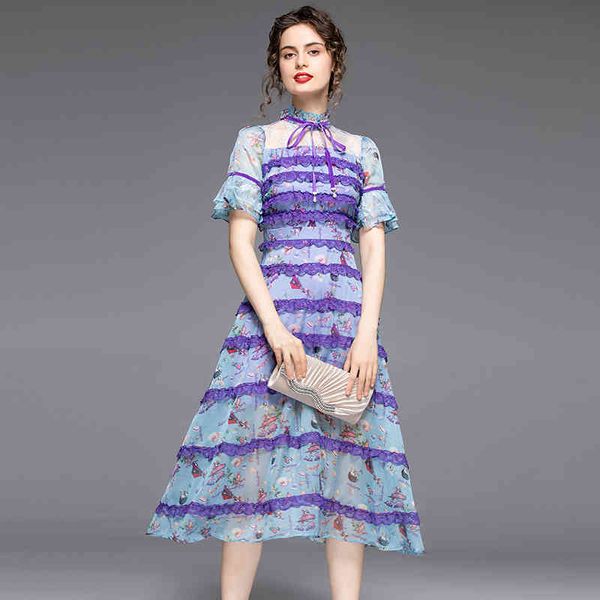 female runway fashion party summer flower print chiffon shredder dappling violet dappled midi bow cake dress xcw1, Black;gray
female runway fashion party summer flower print chiffon shredder dappling violet dappled midi bow cake dress xcw1, Black;gray