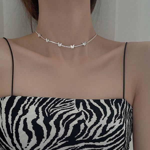 the butterfly necklace ifashion new female collarbone chain necklace female summer necklace, Silver
the butterfly necklace ifashion new female collarbone chain necklace female summer necklace, Silver