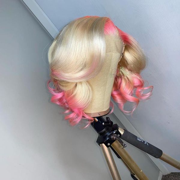 lace wigs honey blonde 613 pink bob wig human hair brazilian 5x5 closure for black women preplucked remy, Black;brown
lace wigs honey blonde 613 pink bob wig human hair brazilian 5x5 closure for black women preplucked remy, Black;brown