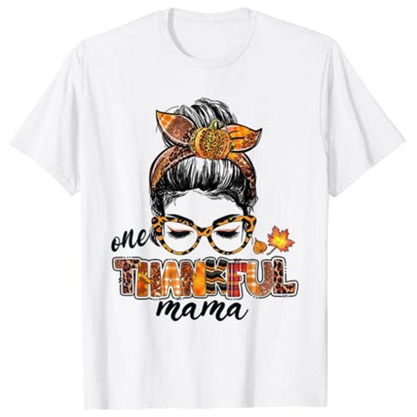 women's t-shirt one thankful mama messy bun fall leaves autumn thanksgiving gifts for mom mother's day tee shirt, White
women's t-shirt one thankful mama messy bun fall leaves autumn thanksgiving gifts for mom mother's day tee shirt, White