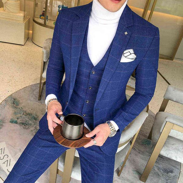 luxury suits blaze suit men's casual busins three piece korean slim fit man british style suit, Black
luxury suits blaze suit men's casual busins three piece korean slim fit man british style suit, Black