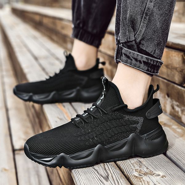 All-match mens rubber-soled comfortable casual shoes non-slip wear-resistant sports shoes outdoor lightweight basketball shoes, Black
All-match mens rubber-soled comfortable casual shoes non-slip wear-resistant sports shoes outdoor lightweight basketball shoes, Black