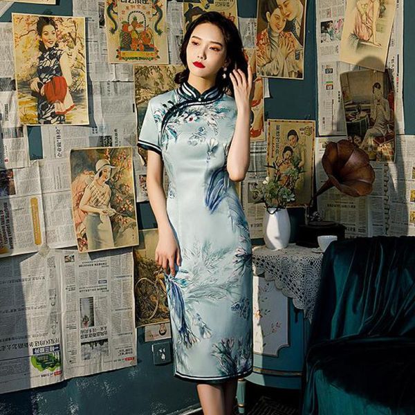 ethnic clothing lady print flower cheongsam sheath satin prom party dress gown vintage button chinese style qipao mandarin collar vesti, Red
ethnic clothing lady print flower cheongsam sheath satin prom party dress gown vintage button chinese style qipao mandarin collar vesti, Red