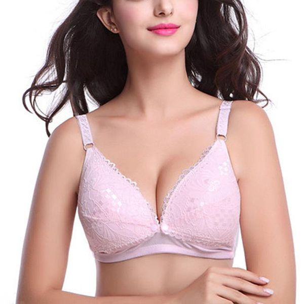 maternity intimates underwear lace nursing bra breastfeeding front opening buckle wirean88, White 
maternity intimates underwear lace nursing bra breastfeeding front opening buckle wirean88, White