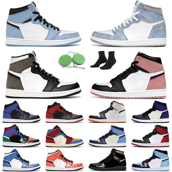 men women basketball shoes 1s turbo green shattered backboard obsidian mens mocha sports sneakers