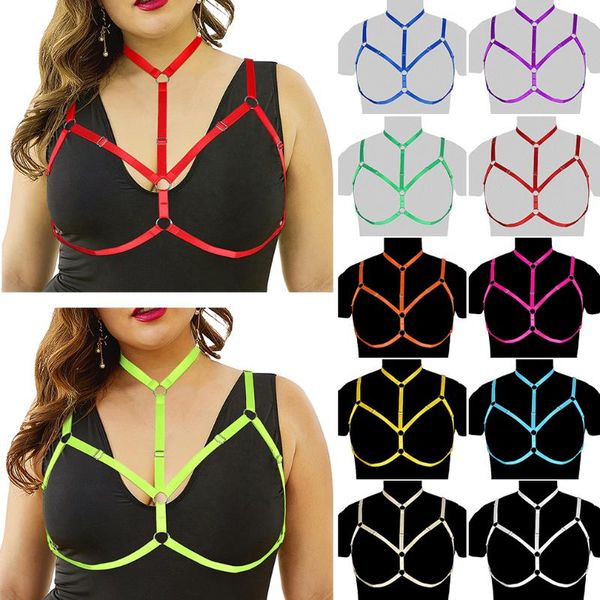 bras sets goth plus size bustier erotic lingerie women body harness brassiere suspender chest bondage hollow out straps bra cage, Red;black
bras sets goth plus size bustier erotic lingerie women body harness brassiere suspender chest bondage hollow out straps bra cage, Red;black