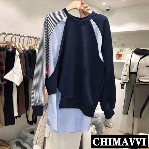 sweatshirt women 2021 spring autumn color patchwork irregular personality pullovers female loose hoodies student women's & sweatshirts, Black
sweatshirt women 2021 spring autumn color patchwork irregular personality pullovers female loose hoodies student women's & sweatshirts, Black