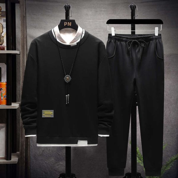 tracksuits slim men's style fitting long sleeve crew neck sweater casual sports pants student class school uniform, Gray
tracksuits slim men's style fitting long sleeve crew neck sweater casual sports pants student class school uniform, Gray
