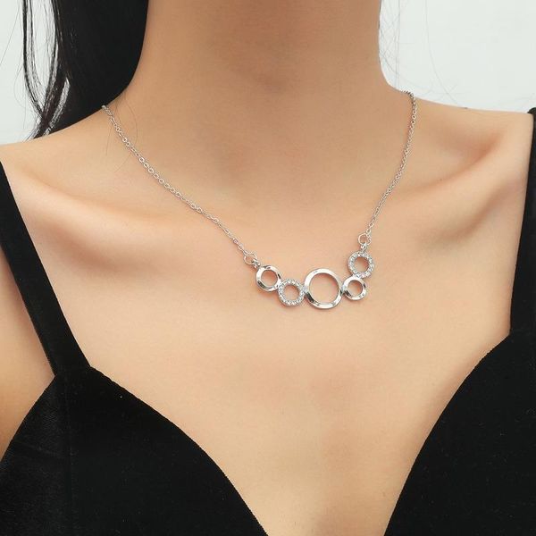chains round necklace woman elegant necklaces women european fashion rhinestone jewelry girl party trendy alloy collier, Silver
chains round necklace woman elegant necklaces women european fashion rhinestone jewelry girl party trendy alloy collier, Silver
