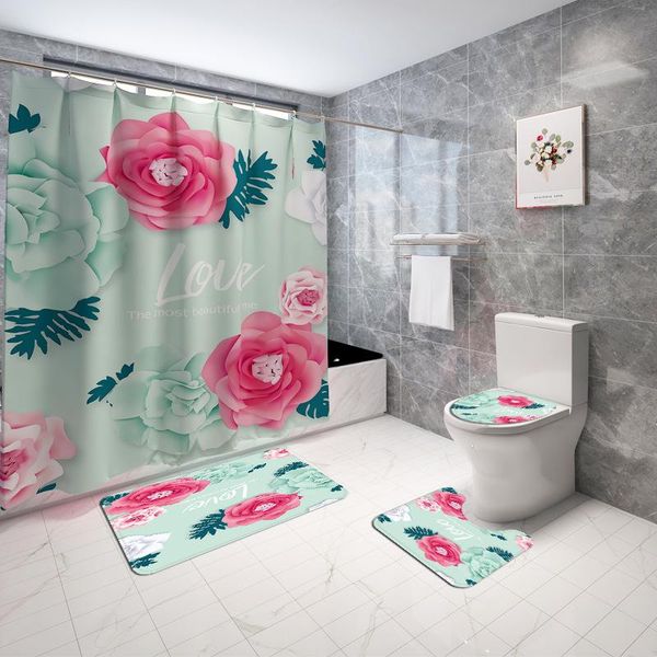 bath mats floral printed home decoration floor mat carpet set and waterproof shower curtain tub rugs bathroom non slip washable
bath mats floral printed home decoration floor mat carpet set and waterproof shower curtain tub rugs bathroom non slip washable