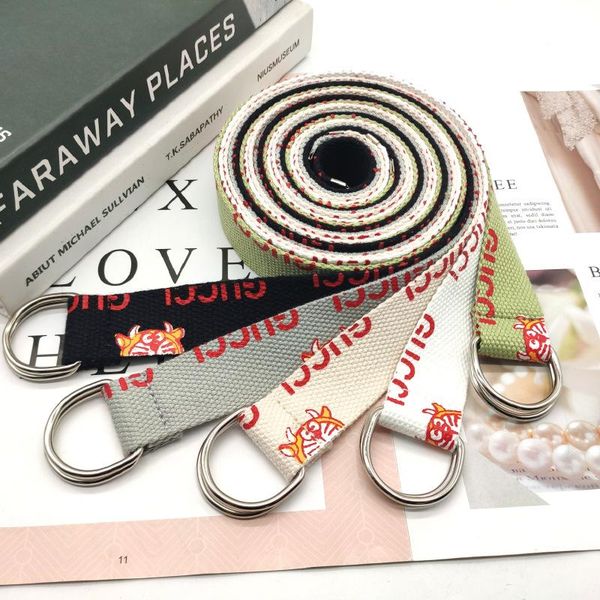 belts fashion trend simple design d-shaped metal double buckle english cartoon canvas belt for men and women student, Black;brown
belts fashion trend simple design d-shaped metal double buckle english cartoon canvas belt for men and women student, Black;brown