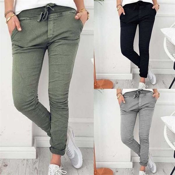women's pants trousers sale european and american ladies fashion casual slim tight stretch sweatpants women 211204, Black
women's pants trousers sale european and american ladies fashion casual slim tight stretch sweatpants women 211204, Black
