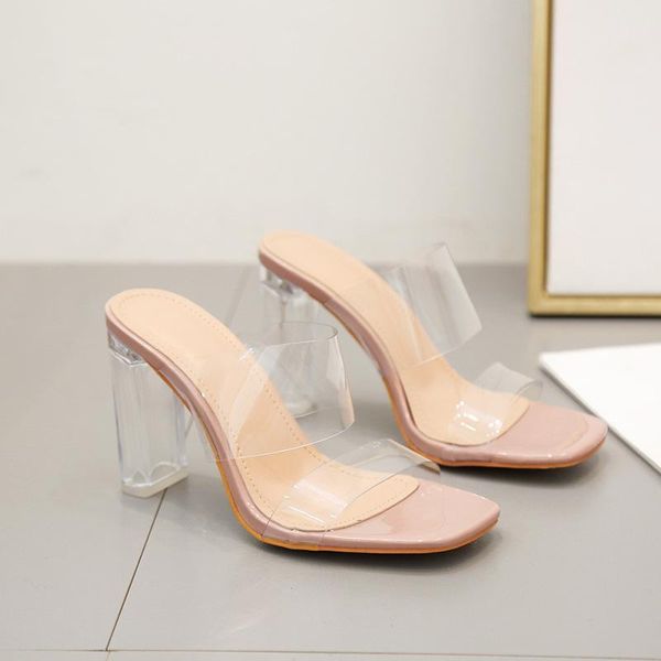 slippers clear heels for women transparent pvc sandals peep toe block womens female flip flops slides zl18, Black
slippers clear heels for women transparent pvc sandals peep toe block womens female flip flops slides zl18, Black
