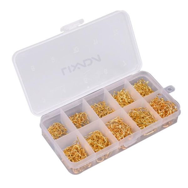 600pcs fish jig hooks with hole fishing tackle box 3# -12# 10 sizes high carbon steel for accessories
600pcs fish jig hooks with hole fishing tackle box 3# -12# 10 sizes high carbon steel for accessories