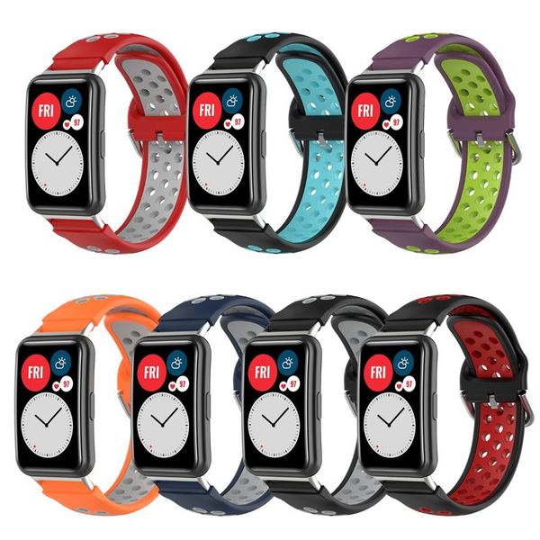 watch bands sport band for huawei fit strap colorful breathable silicone bracelet wristband accessories, Black;brown
watch bands sport band for huawei fit strap colorful breathable silicone bracelet wristband accessories, Black;brown