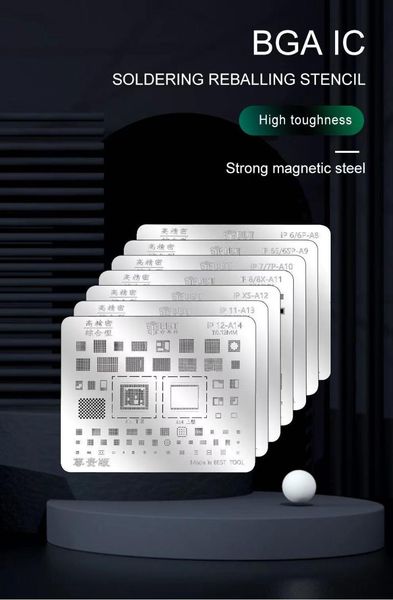 professional hand tool sets 3d bga steel net a8 a9 a10 a11 a12 a13 a14 for 6 6p 6s 6sp 7 7p 8 8p xs 11 12 mobile phone ic reballing s
professional hand tool sets 3d bga steel net a8 a9 a10 a11 a12 a13 a14 for 6 6p 6s 6sp 7 7p 8 8p xs 11 12 mobile phone ic reballing s