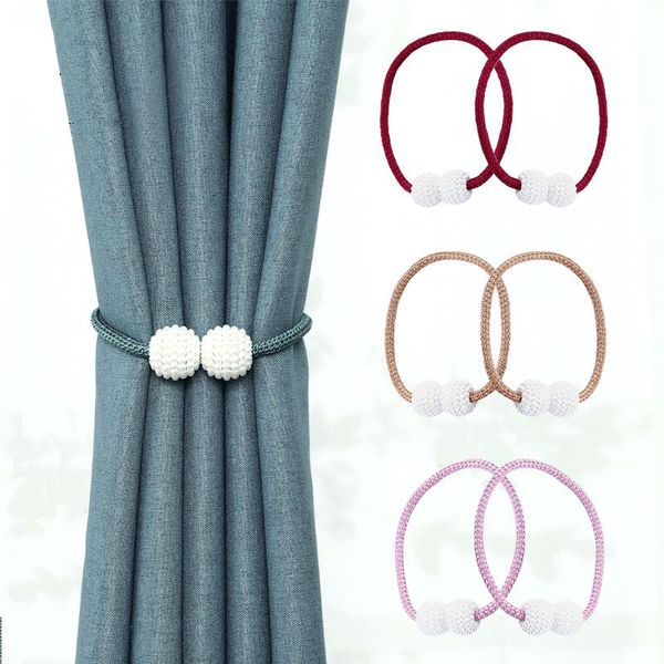 thick rope pearl magnetic buckle simple curtain magnet buckle, binding with & drapes
thick rope pearl magnetic buckle simple curtain magnet buckle, binding with & drapes