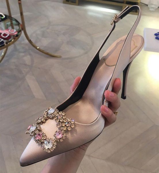 dress shoes 2021 wedding woman slingbacks pumps crystal heels pointed toe thin back strap sandals, Black
dress shoes 2021 wedding woman slingbacks pumps crystal heels pointed toe thin back strap sandals, Black