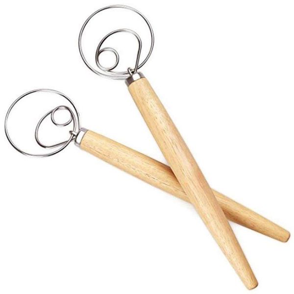 blender flour mixer metal bread mixing egg beater wooden handle baking accessories, 2 packs
blender flour mixer metal bread mixing egg beater wooden handle baking accessories, 2 packs