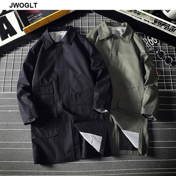 men's trench coats autumn korean fashion long coat jackets harajuku design black army green casual windbreaker 5xl, Tan;black
men's trench coats autumn korean fashion long coat jackets harajuku design black army green casual windbreaker 5xl, Tan;black