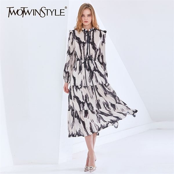 print vintage dress for women o neck long sleeve casual hit color spring dresses female fashion clothing 210520, Black;gray
print vintage dress for women o neck long sleeve casual hit color spring dresses female fashion clothing 210520, Black;gray