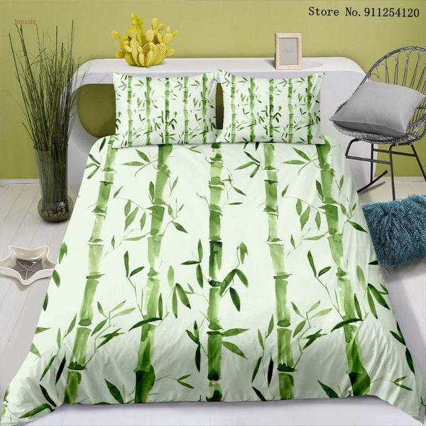 bedding sets 2/3 piece bamboo set green plants quilt cover pillowcase single double king size home bed linen chinese style
bedding sets 2/3 piece bamboo set green plants quilt cover pillowcase single double king size home bed linen chinese style