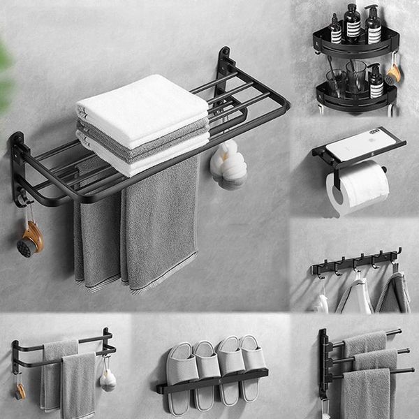 bath accessory set european matte black space aluminum towel holder paper rack toilet brush bathroom hardware pendant accessories
bath accessory set european matte black space aluminum towel holder paper rack toilet brush bathroom hardware pendant accessories