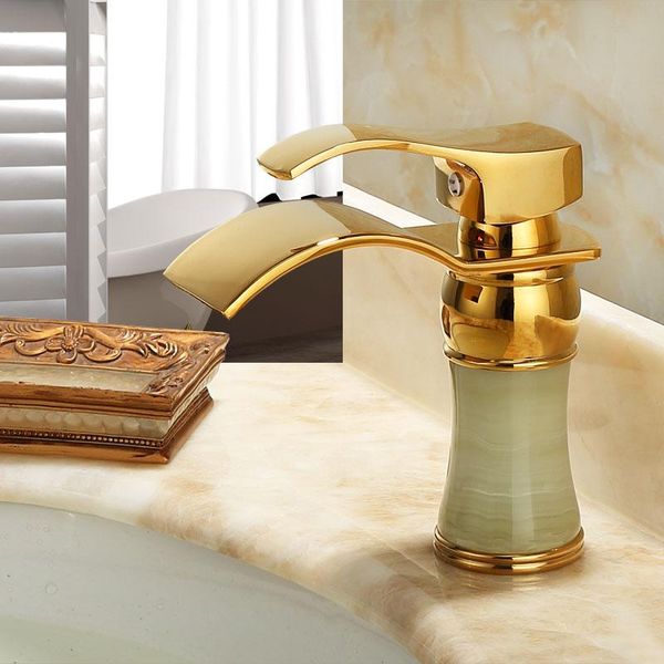 basin sink faucet brass gold deck mounted bathroom faucets bathtub washroom mixer tap rose gold jade single handle single hole
basin sink faucet brass gold deck mounted bathroom faucets bathtub washroom mixer tap rose gold jade single handle single hole
