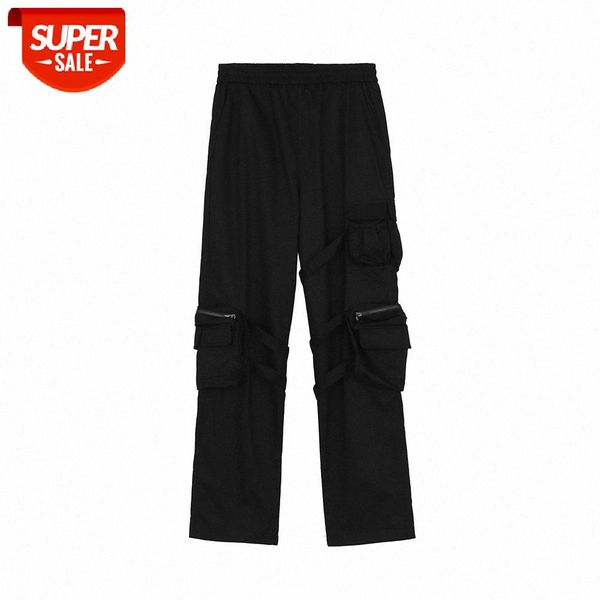 vibe style tie design multi-pocket overalls men's dark wind loose straight casual trousers #xk9z, Black
vibe style tie design multi-pocket overalls men's dark wind loose straight casual trousers #xk9z, Black