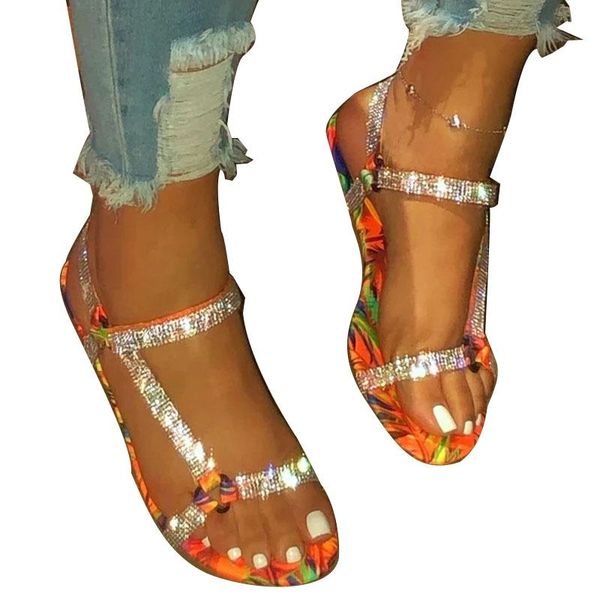 women flat sandals summer beach handmade rhinestone open toe rome slippers plus sieze 35-43, Black
women flat sandals summer beach handmade rhinestone open toe rome slippers plus sieze 35-43, Black