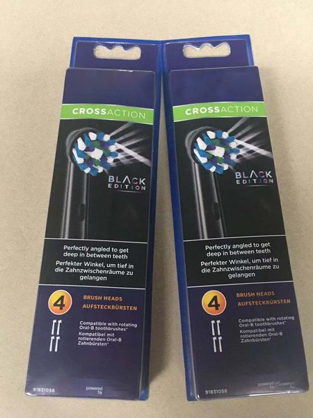 replacement heads for electric toothbrush 50-4black 4pcs per pack oral hygiene cleaning
replacement heads for electric toothbrush 50-4black 4pcs per pack oral hygiene cleaning