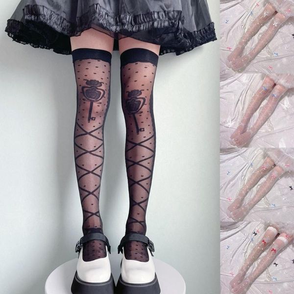 socks & hosiery japanese style lolita thigh high stockings women harajuku crisscross patterned jacquard over knee sweet ribbon bow cosplay, Black;white
socks & hosiery japanese style lolita thigh high stockings women harajuku crisscross patterned jacquard over knee sweet ribbon bow cosplay, Black;white