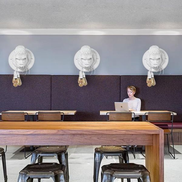 wall lamp nordic resin gorilla retro modern led sconce home loft bedroom bedside living room art decor light fixtures
wall lamp nordic resin gorilla retro modern led sconce home loft bedroom bedside living room art decor light fixtures