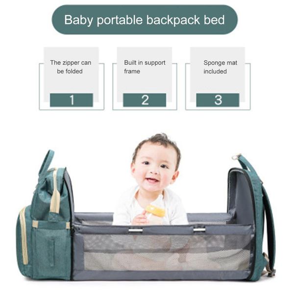 diaper bags wear-resistan breathable safe portable backpack multifunctional folding crib mummy bag for women
diaper bags wear-resistan breathable safe portable backpack multifunctional folding crib mummy bag for women