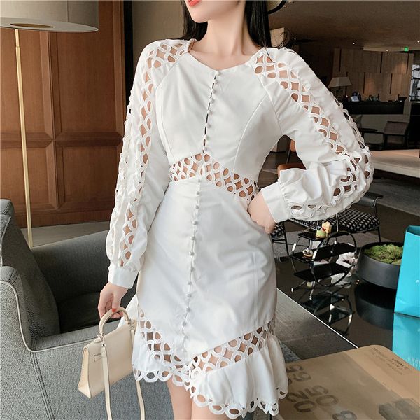summer fashion women dressed in elegant runway long sleeve hollow slash rents out up ladies holiday mini dress ocru, Black;gray
summer fashion women dressed in elegant runway long sleeve hollow slash rents out up ladies holiday mini dress ocru, Black;gray