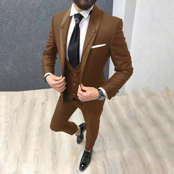 men suit 2021 wedding suits for shawl collar 3 pieces slim fit brown and burgundy mens tuxedo jacket men's & blazers, White;black
men suit 2021 wedding suits for shawl collar 3 pieces slim fit brown and burgundy mens tuxedo jacket men's & blazers, White;black