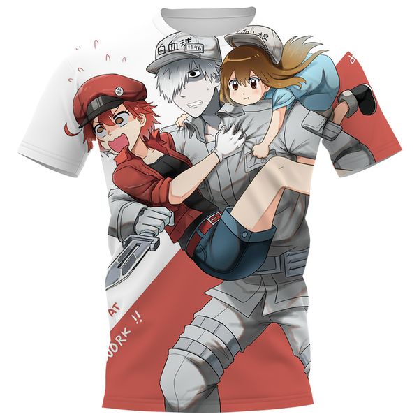 cloocl cartoons cells at work 3d printed t-shirts mens casual clothes slim short sleeve street style t shirts teens, White;black
cloocl cartoons cells at work 3d printed t-shirts mens casual clothes slim short sleeve street style t shirts teens, White;black