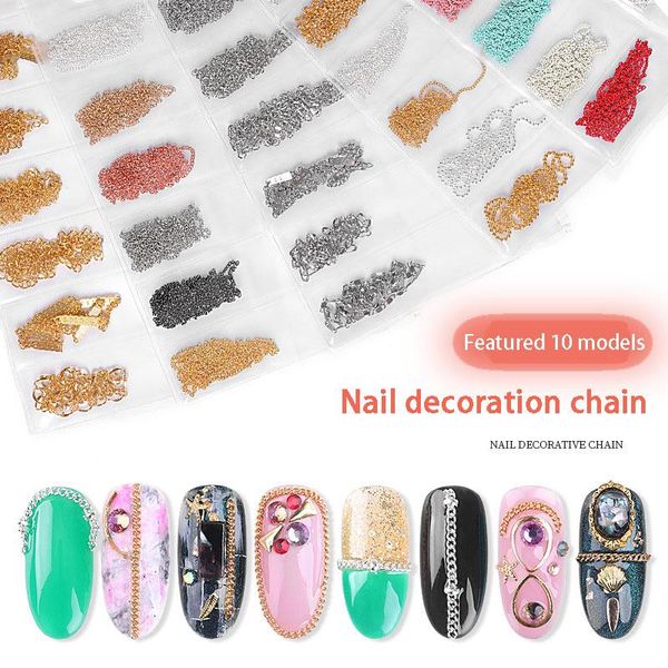 nail art chain jewelry color tassel decoration thickness mixed steel ball design applique tool decorations, Silver;gold
nail art chain jewelry color tassel decoration thickness mixed steel ball design applique tool decorations, Silver;gold