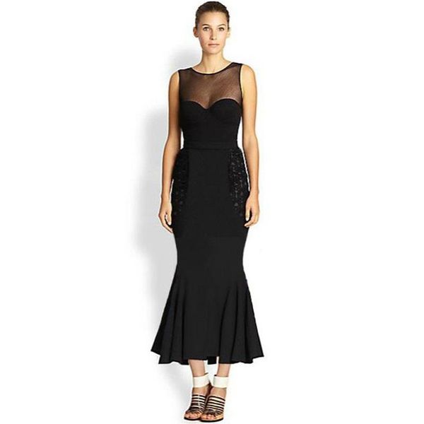 casual dresses women mermaid bandage dress mesh patchwork o neck midi summer celebrity evening party sheath vestidos black blue, Black;gray
casual dresses women mermaid bandage dress mesh patchwork o neck midi summer celebrity evening party sheath vestidos black blue, Black;gray