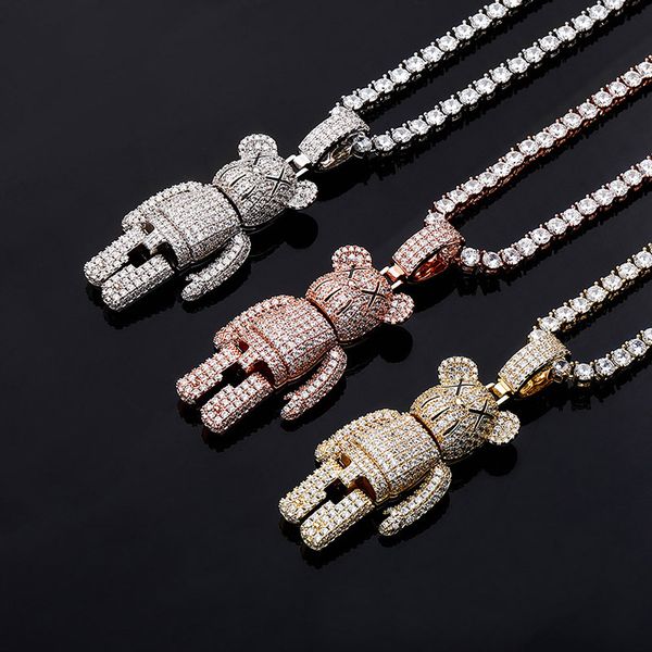 designer jewelry mens iced out hip hop chain pendants luxury statement necklace diamond cartoon pendant rapper bling tennis chain fashion, Silver
designer jewelry mens iced out hip hop chain pendants luxury statement necklace diamond cartoon pendant rapper bling tennis chain fashion, Silver