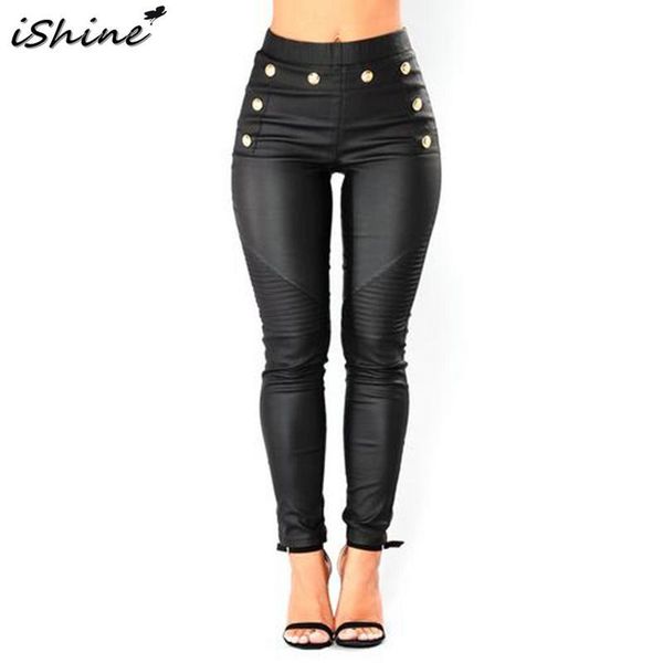 women's pants & capris ishine fashionable pencil autumn and winter high elastic slim skinny matte leather female, Black;white
women's pants & capris ishine fashionable pencil autumn and winter high elastic slim skinny matte leather female, Black;white