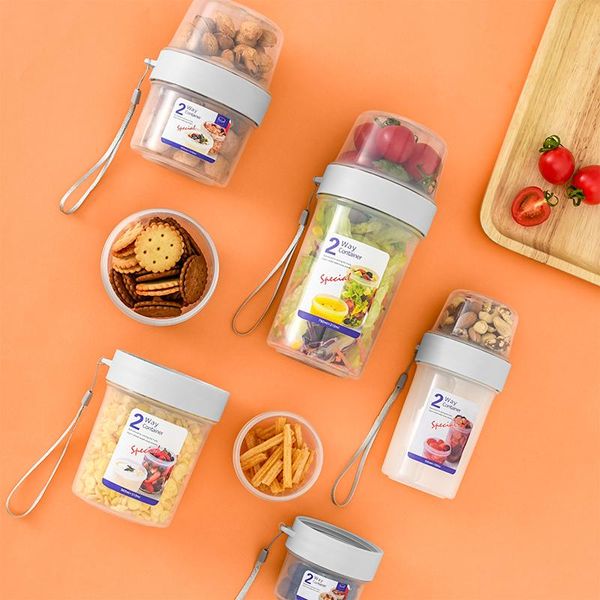 storage bottles & jars double-layer fresh-keeping fruit and vegetable food capacity plastic round with lid seal creative multi-function box
storage bottles & jars double-layer fresh-keeping fruit and vegetable food capacity plastic round with lid seal creative multi-function box