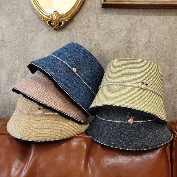 beanies summer straw bucket hat female sun protection korean casual all-matching basin fashionable stylish
beanies summer straw bucket hat female sun protection korean casual all-matching basin fashionable stylish