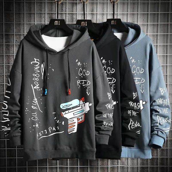 men's hoodies & sweatshirts 2021 tide hooded fleece sets man han edition style youth casual sport long-sleeved blouse loose type printi, Black
men's hoodies & sweatshirts 2021 tide hooded fleece sets man han edition style youth casual sport long-sleeved blouse loose type printi, Black