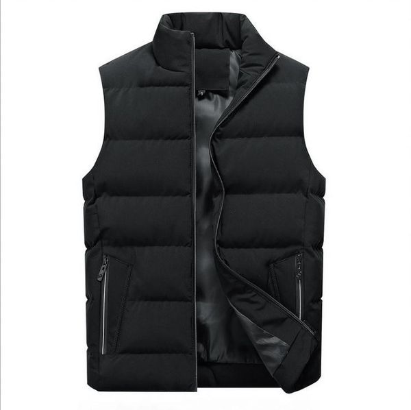 men's vests women winter autum sleeveless cotton padded jackets zipper pockets warm waistcoats fashion male stand collar j3400, Black;white
men's vests women winter autum sleeveless cotton padded jackets zipper pockets warm waistcoats fashion male stand collar j3400, Black;white