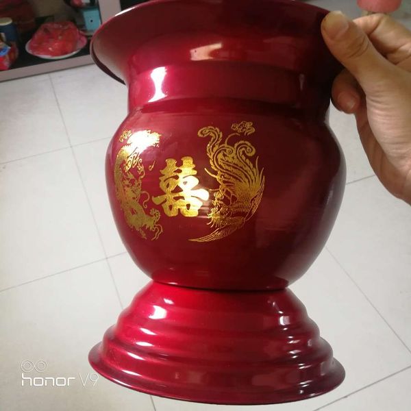 straight spittoon flower orchid bucket wedding festive supplies stainless steel wine red basin, Silver
straight spittoon flower orchid bucket wedding festive supplies stainless steel wine red basin, Silver