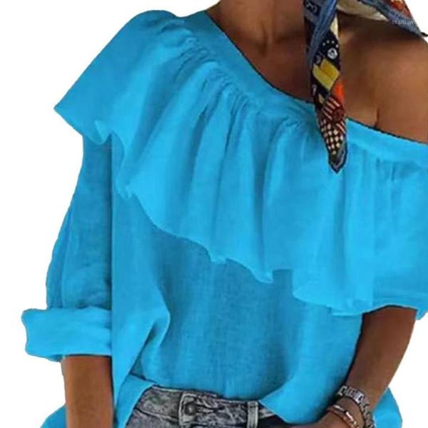 women's t-shirt ruffles women off shoulder loose fashion comfort solid color short sleeve pullover drop ship 2021, White
women's t-shirt ruffles women off shoulder loose fashion comfort solid color short sleeve pullover drop ship 2021, White